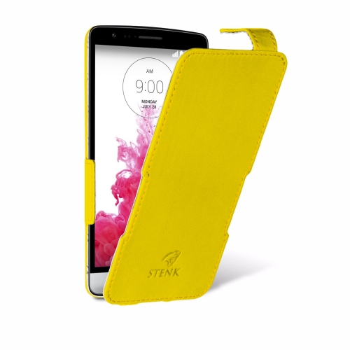 чохол-фліп на LG G3 Stylus Duo D690 Жовтий Stenk Сняты с производства фото 2