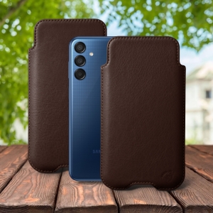 Футляр Stenk Sportage для Samsung Galaxy M15 Коричневый