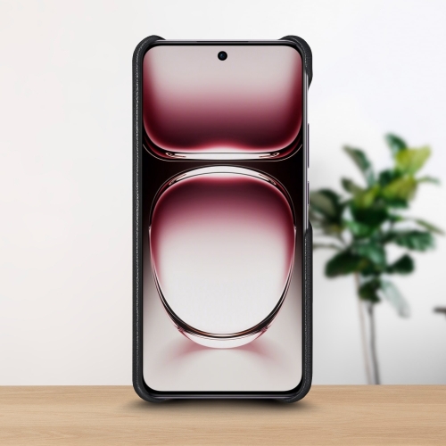 бампер на OPPO Reno12 Pro Черный Stenk WoodBacker фото 2