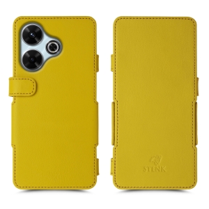 Чехол книжка Stenk Prime для Xiaomi Redmi 13 Желтый