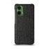 Кожаная накладка Stenk Reptile Cover для Motorola Moto G35 Черный