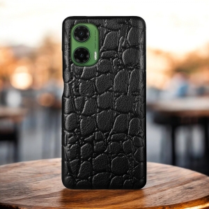 Шкіряна накладка Stenk Reptile Cover для Motorola Moto G35 Чорний