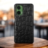 Шкіряна накладка Stenk Reptile Cover для Motorola Moto G35 Чорний Шкіряна накладка Stenk Reptile Cover для Motorola Moto G35 Чорний
