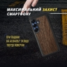 Шкіряна накладка Stenk WoodBacker для Samsung Galaxy S25 Чорний