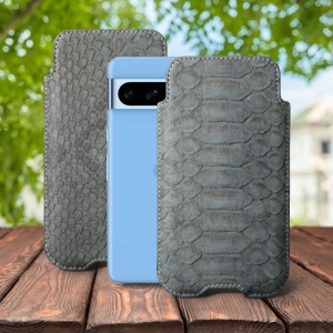 Футляр Stenk Sportage Python для Google Pixel 8 Pro Сірий