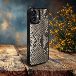 Накладка SkinBacker Mini Python Scales для Apple iPhone 16 Plus Натуральный