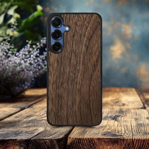 Накладка SkinBacker Wood Samsung Galaxy S25 Plus Американський горіх