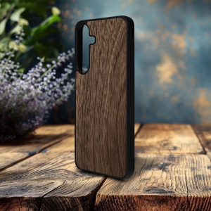 Накладка SkinBacker Wood Samsung Galaxy S25 Plus Американський горіх