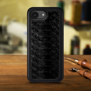 Накладка Stenk ExBacker Python Scales для Apple iPhone 16e Чорний