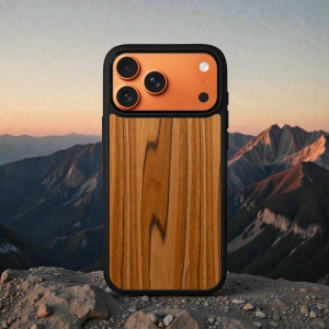Накладка SkinBacker Wood для Apple iPhone 17 Pro Max Римская оливка