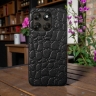 Шкіряна накладка Stenk Reptile Cover для Motorola Moto G77 Чорний