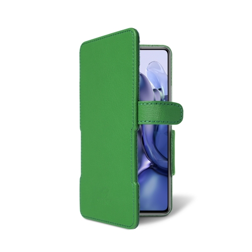 чехол-книжка на Xiaomi 11T Зелёный Stenk Prime фото 2