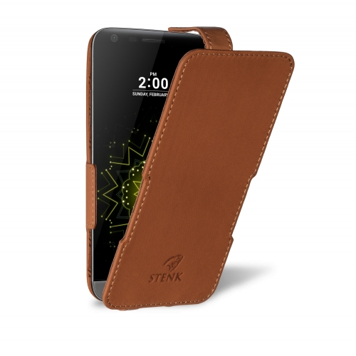 чохол-фліп на LG G5 se Світло-коричневий Stenk Сняты с производства фото 2
