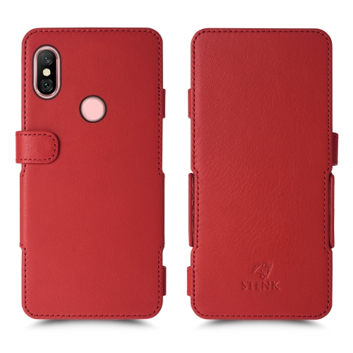 чехол-книжка на Xiaomi Redmi Note 6 Pro Красный Stenk Prime фото 1
