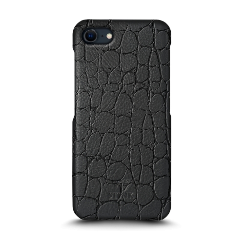 бампер на Apple iPhone SE (2022) Черный Stenk Reptile Cover фото 1