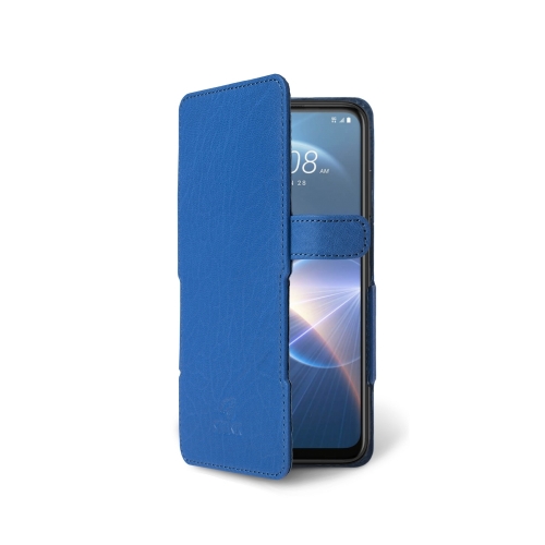 чехол-книжка на HTC Desire 22 Pro Ярко-синий  Prime фото 2