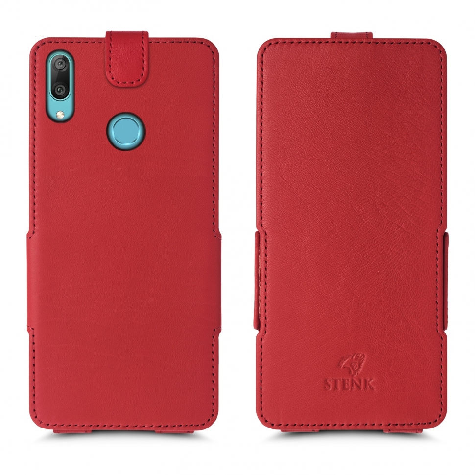 

Чехол флип Stenk Prime для Huawei Y7 (2019) Красный
