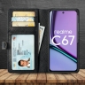 Чохол книжка Stenk Premium Wallet для Realme C67 4G Чорний