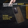 Кожаная накладка Stenk WoodBacker для OPPO Reno12 Черный