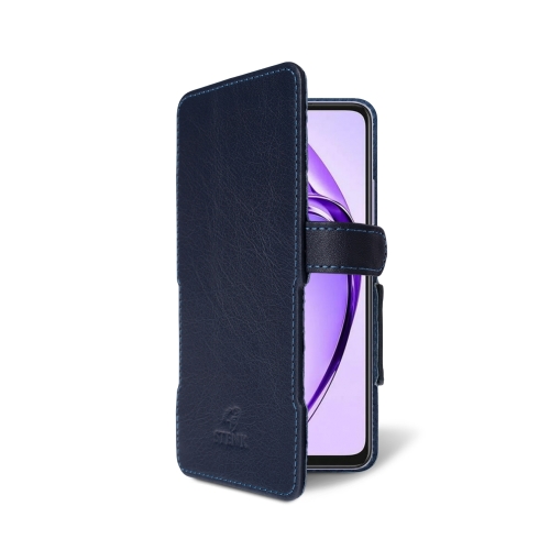 чехол-книжка на OPPO A3 4G Синий  Prime фото 2