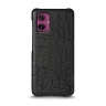 Шкіряна накладка Stenk Reptile Cover для Motorola Moto G55 Чорний
