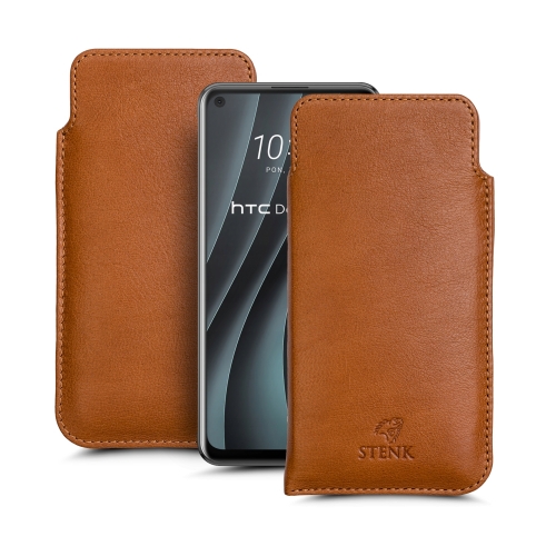 чехлы-футляры на HTC Desire 20 Pro Светло-коричневый Stenk Elegance фото 1