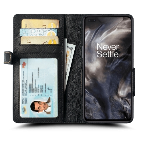 чохол-книжка на OnePlus Nord Чорний Stenk Wallet фото 2