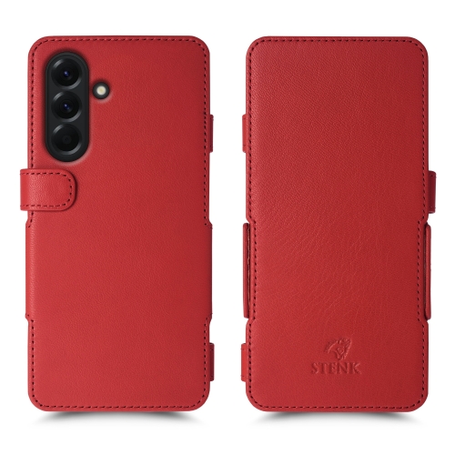 чехол-книжка на Samsung Galaxy A56 Красный  Prime фото 1