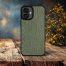 Накладка SkinBacker Mini Python Scales для Apple iPhone 16 Plus Оливковый