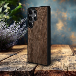 Накладка SkinBacker Wood для Samsung Galaxy S25 Ultra Американский орех