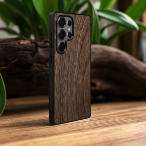 Накладка SkinBacker Wood для Samsung Galaxy S25 Ultra Американский орех