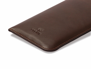 Футляр Stenk Elegance для Xiaomi Poco F3 Коричневый