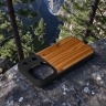 Накладка SkinBacker Wood для Apple iPhone 17 Pro Римская оливка