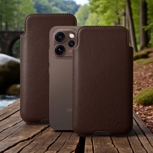 чохол-футляр на OPPO Reno15 Pro Коричневий Stenk Sportage фото 1