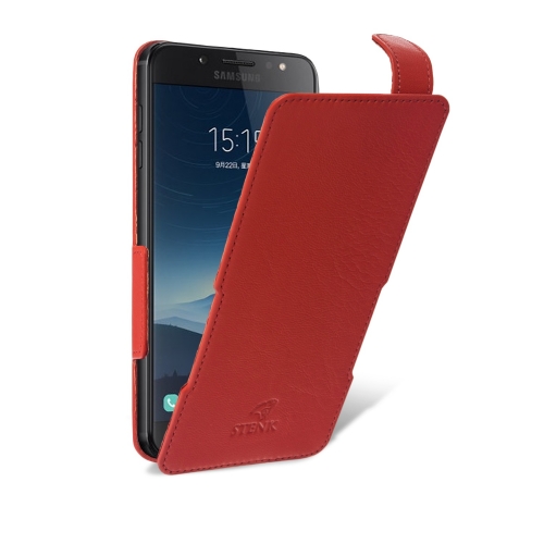 чохол-фліп на Samsung Galaxy C8 Червоний Stenk Сняты с производства фото 2