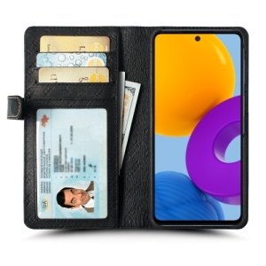 Чехол-портмоне Stenk Premium Wallet для Samsung Galaxy M52 5G Чёрный
