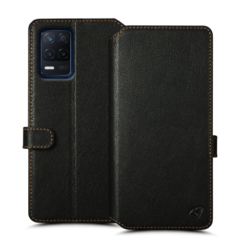 чехол-кошелек на Realme Narzo 30 5G Черный Stenk Premium Wallet фото 1