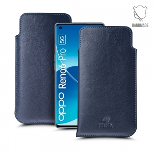 Футляр Stenk Elegance для OPPO Reno6 Pro 5G (Snapdragon) Синий