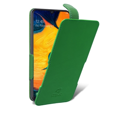чехол-флип на Samsung Galaxy A30 Зелёный Stenk Prime фото 2