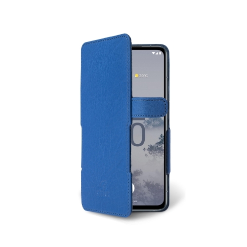 чехол-книжка на Nokia X30 Ярко-синий  Prime фото 2