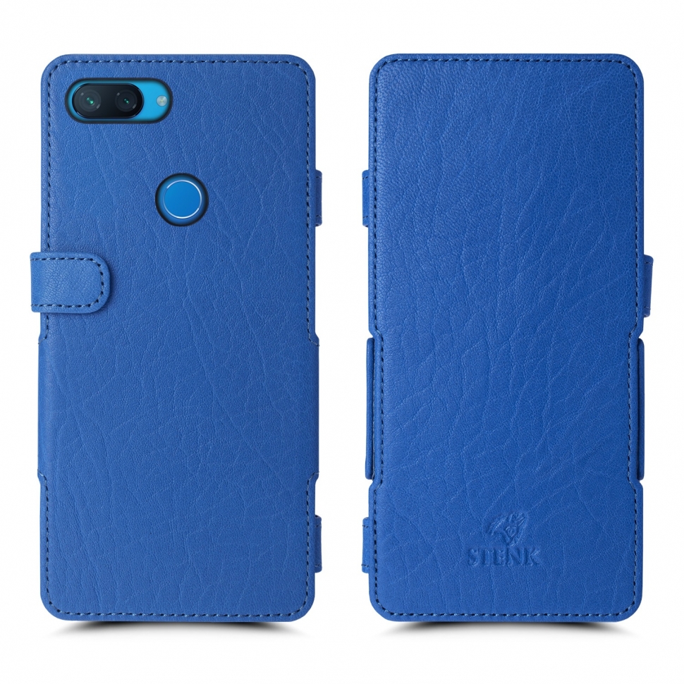

Чехол книжка Stenk Prime для Xiaomi Mi 8 Lite Ярко-синий