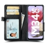 Чехол книжка Stenk Wallet для Samsung Galaxy M34 5G Черный