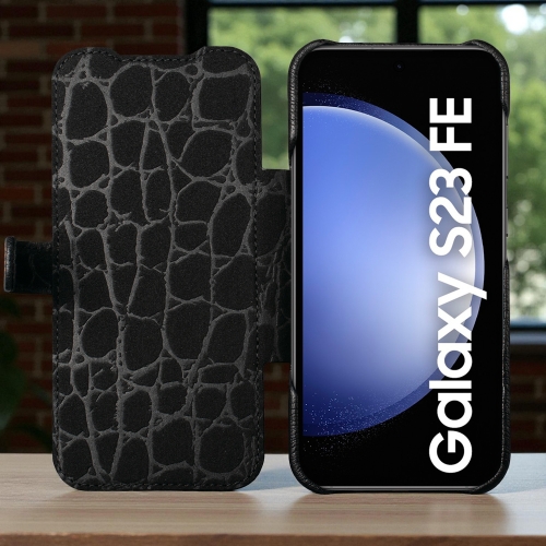 чехол-книжка на Samsung Galaxy S23 FE Черный Stenk Premium фото 2