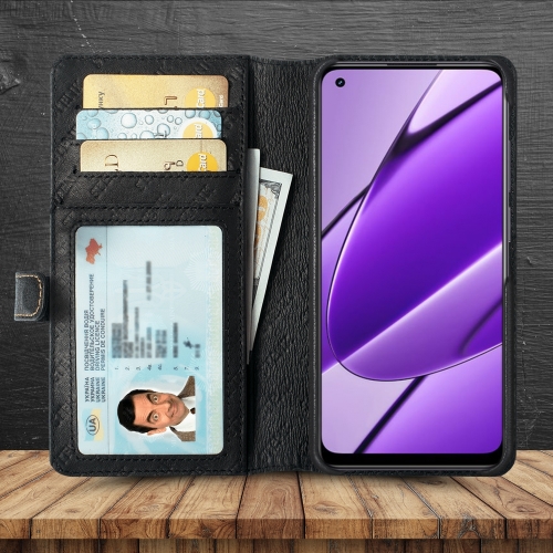 чохол-гаманець на Realme 11 4G Чорний Stenk Premium Wallet фото 2