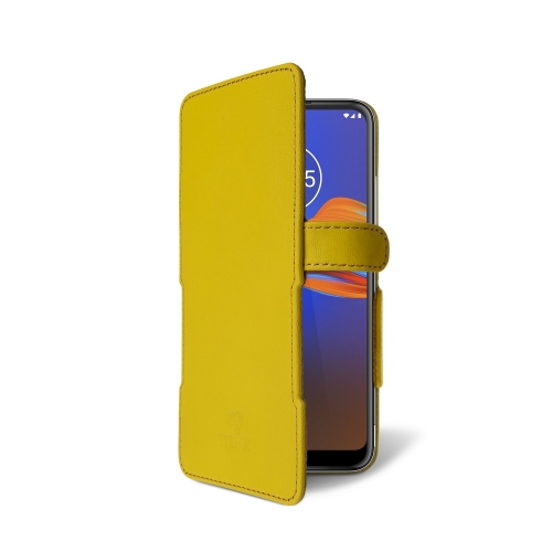 чохол-книжка на Motorola Moto E6 Plus Жовтий Stenk Prime фото 2