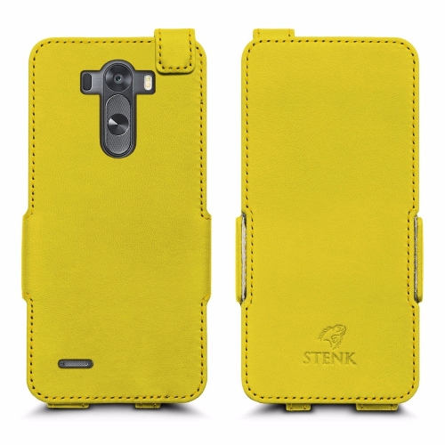 чохол-фліп на LG G3s Duo D724 Жовтий Stenk Сняты с производства фото 1