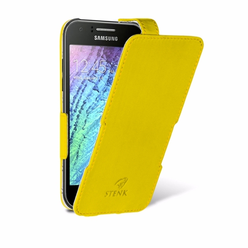 чохол-фліп на Samsung Galaxy J1 (SM J100H) Жовтий Stenk Сняты с производства фото 2