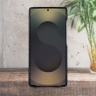 Кожаная накладка Stenk WoodBacker для Samsung Galaxy S25 Ultra Черный