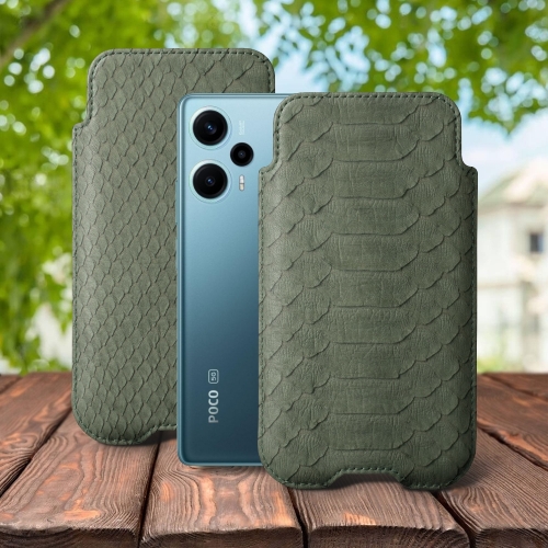 чохол-футляр на Xiaomi Poco F5 Оливковий Stenk Sportage фото 1
