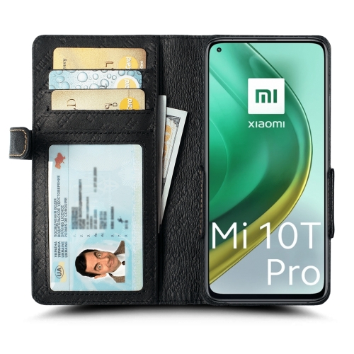 чехол-книжка на Xiaomi Mi 10T Pro Черный Stenk Wallet фото 2